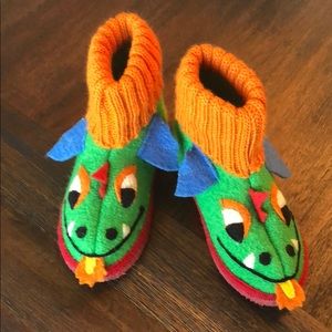 Garnet Hill Boiled Wool Slipper Boots